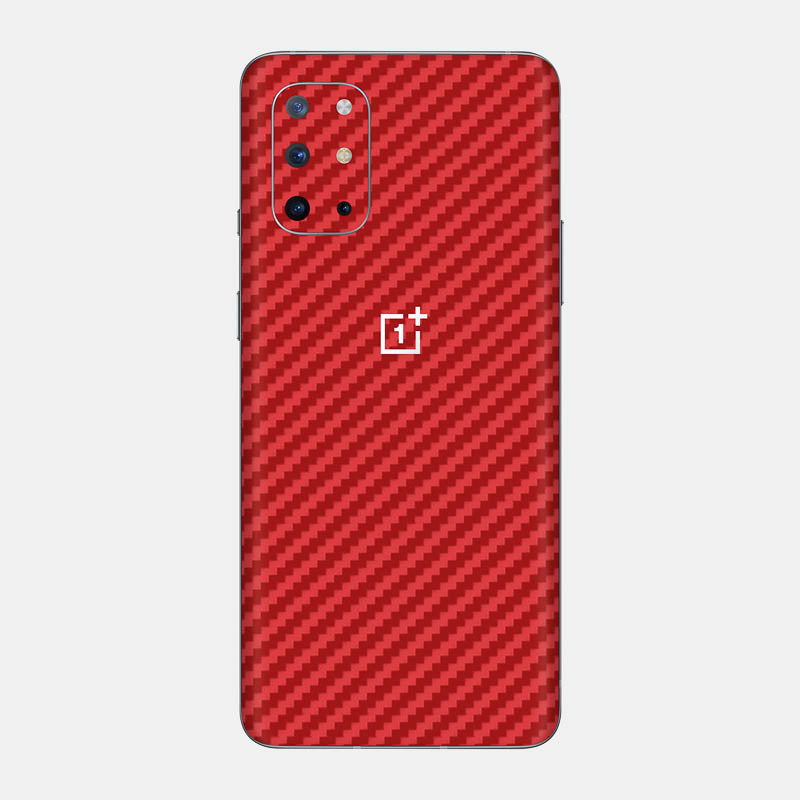 Carbon Fibre Red Glass Back