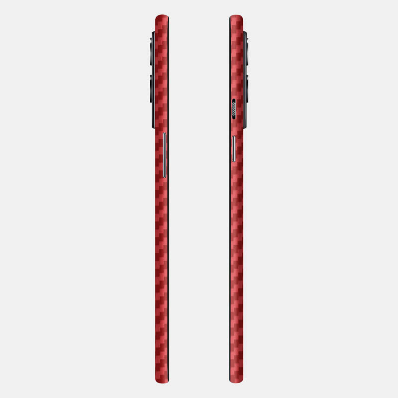 Carbon Fibre Red Full Back