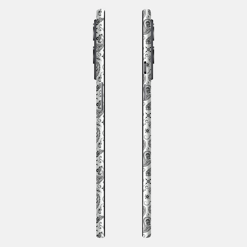 White Paisley Full Back