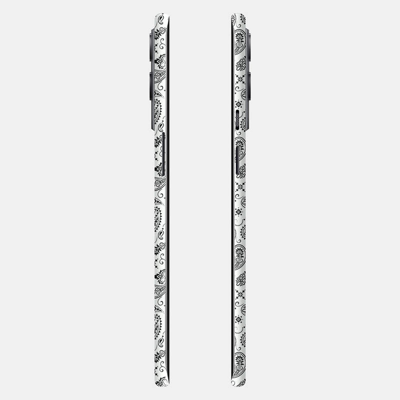 White Paisley Full Back