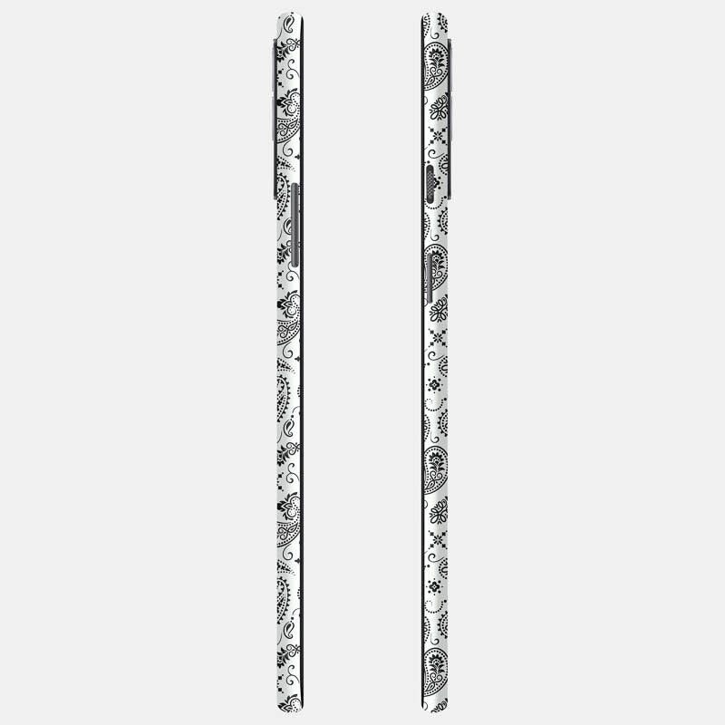 White Paisley Full Back