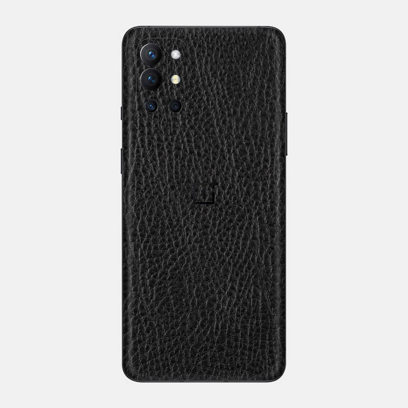 Black Leather Glass Back