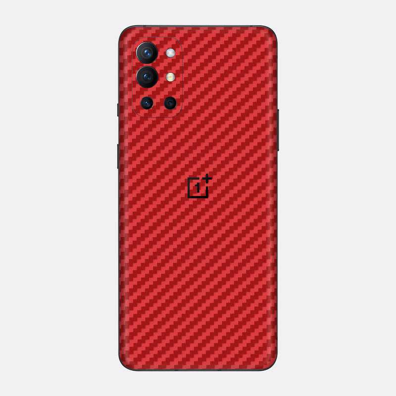 Carbon Fibre Red Glass Back