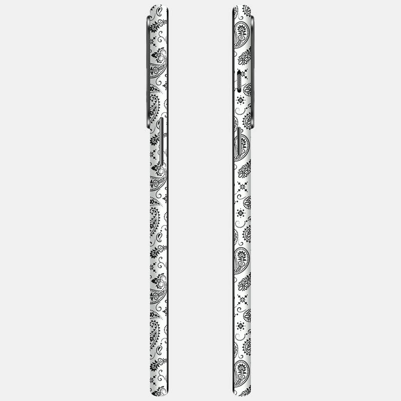 White Paisley Full Back