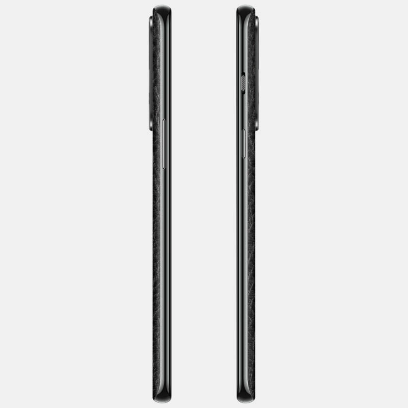 Black Leather Glass Back