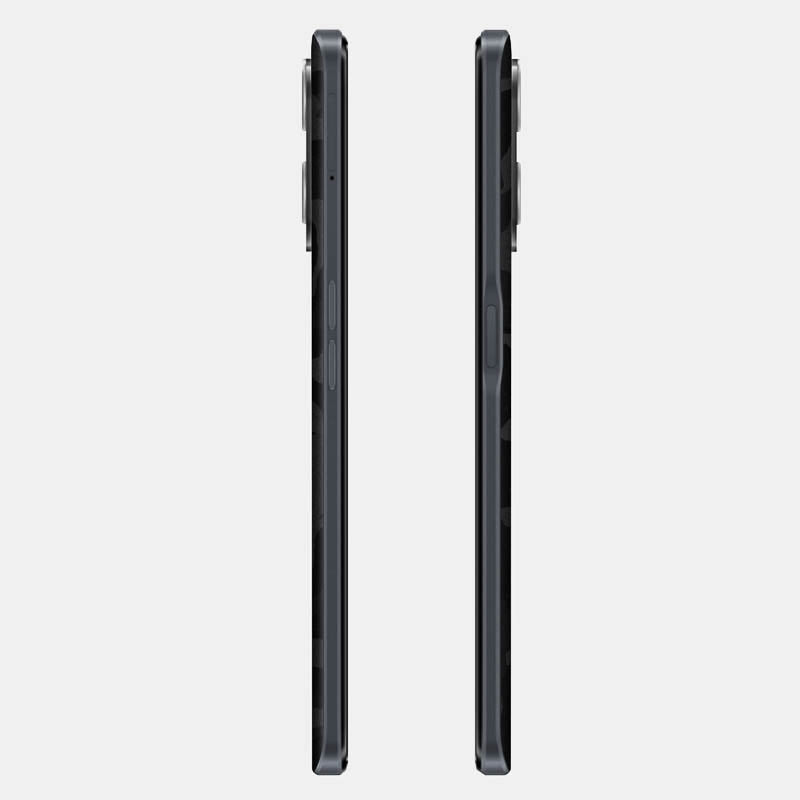 Black Camo Glass Back