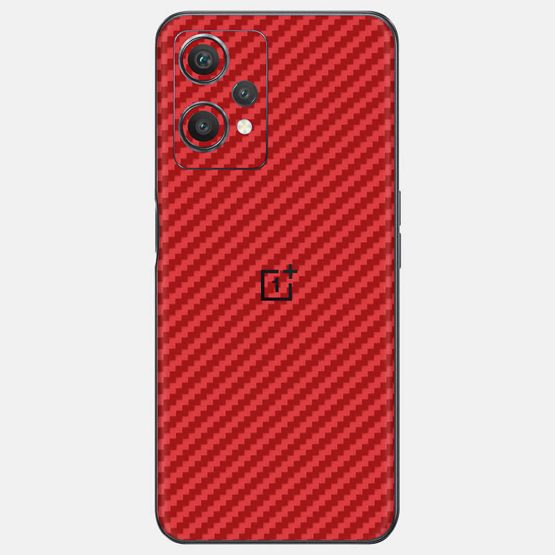 Carbon Fibre Red Glass Back