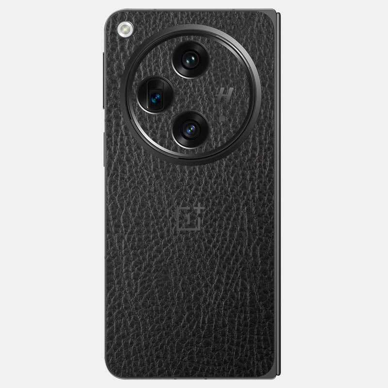 Black Leather Glass Back