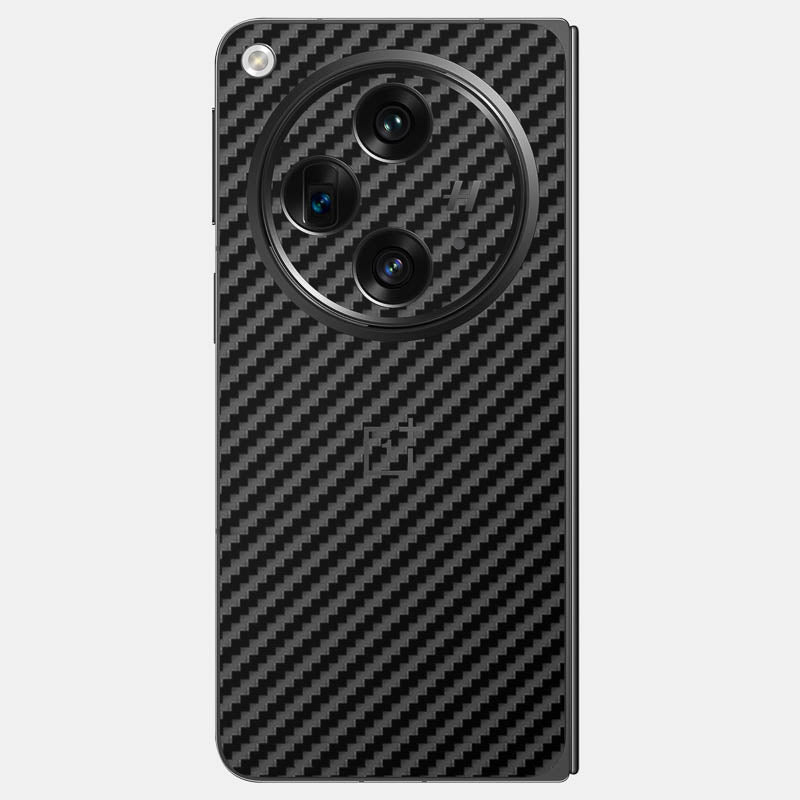 Carbon Fibre Black Glass Back