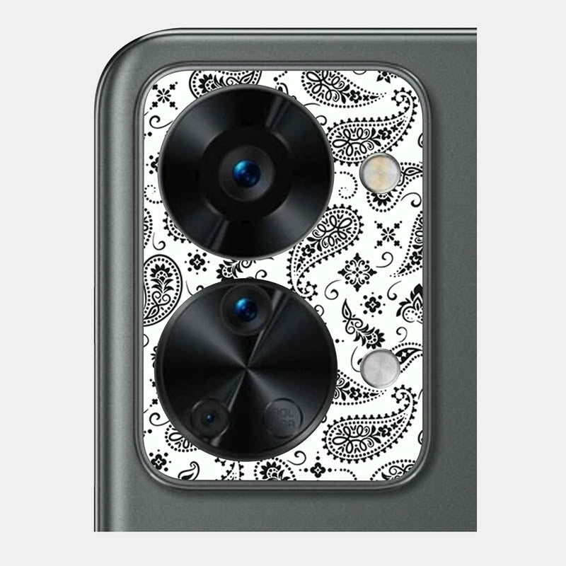 White Paisley Pack of 2