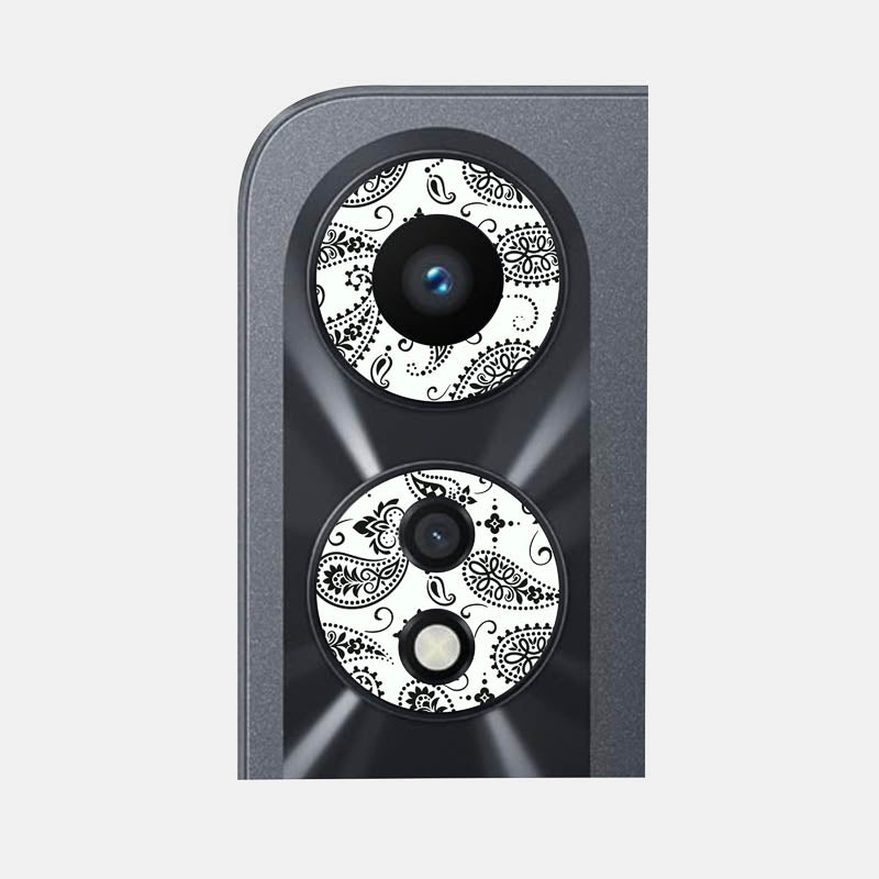 White Paisley Pack of 2