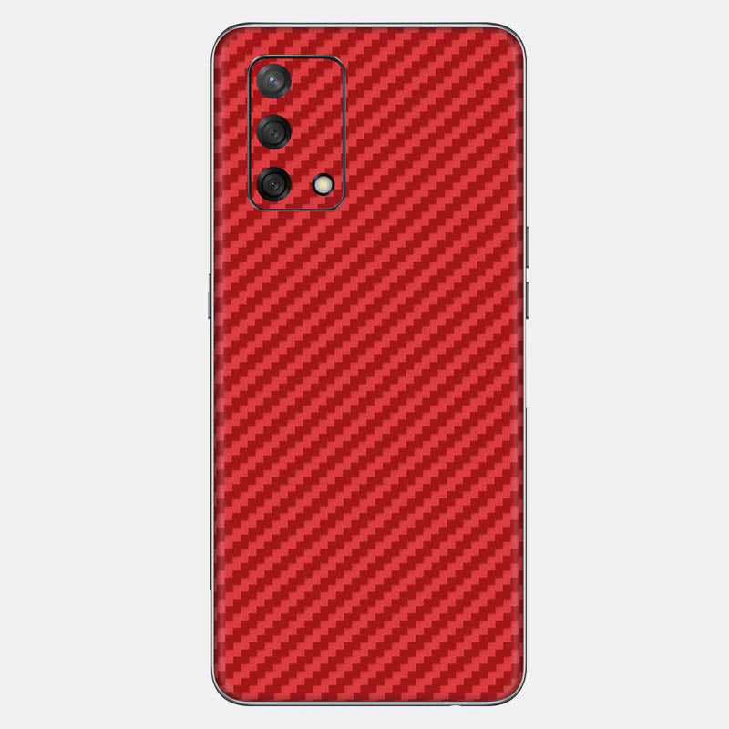 Carbon Fibre Red Glass Back