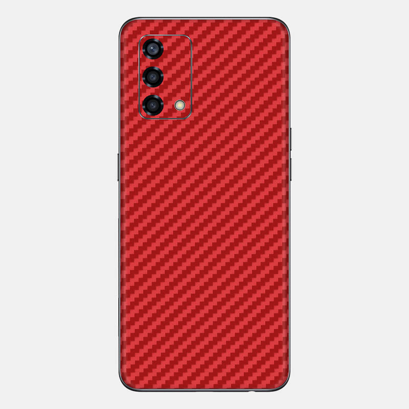 Carbon Fibre Red Glass Back