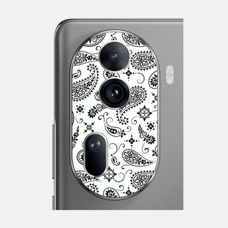 White Paisley Pack of 2