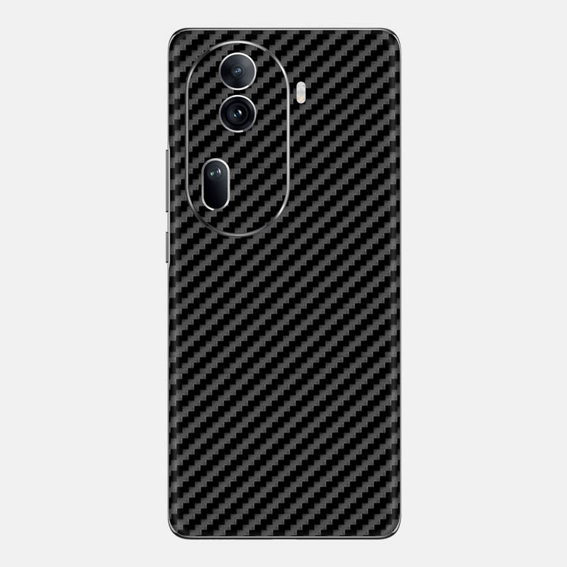 Carbon Fibre Black Glass Back