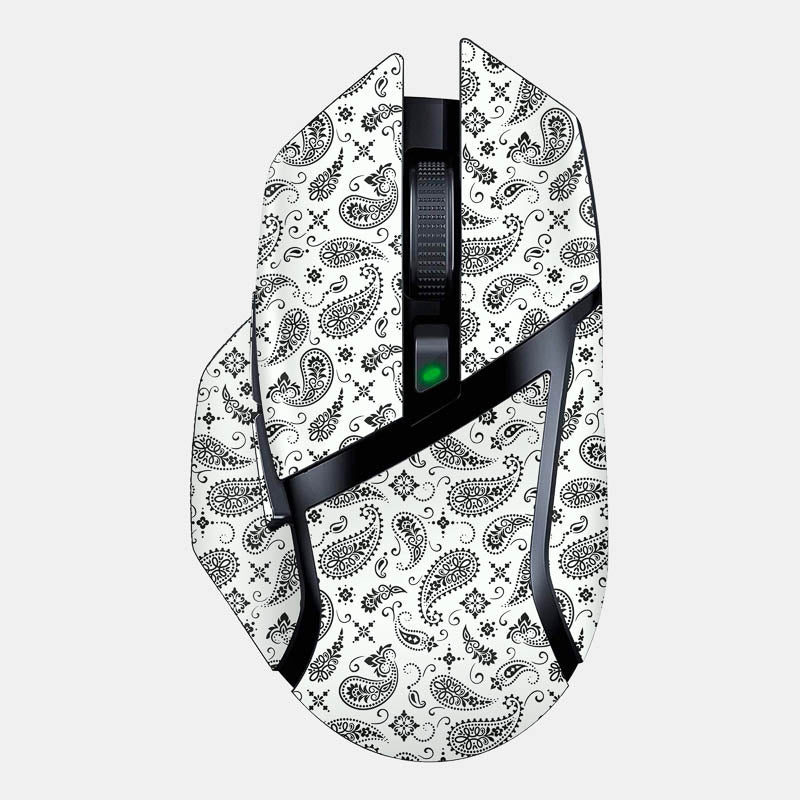 White Paisley Full Body
