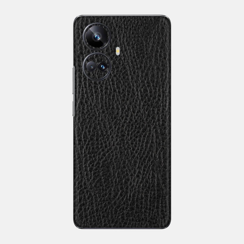 black leather Glass Back