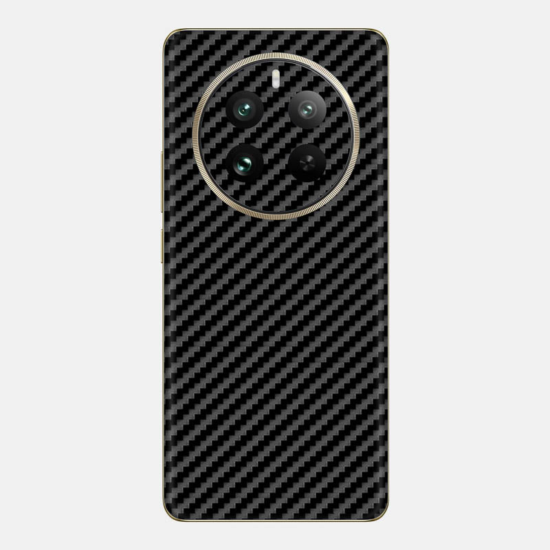 Carbon Fibre Black Glass Back