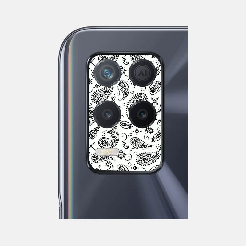 White Paisley Pack of 2