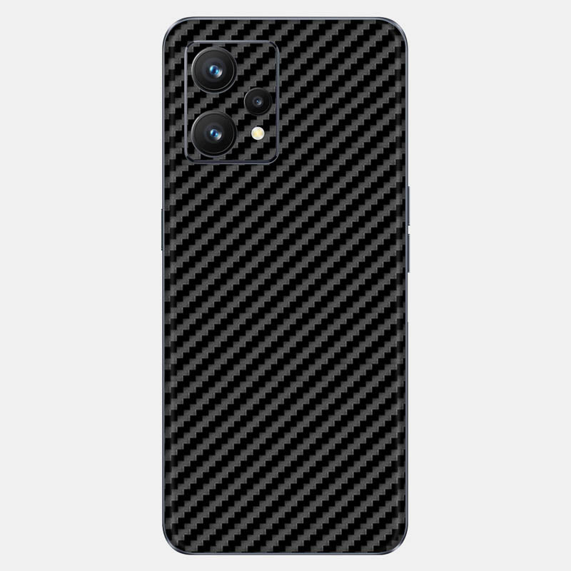 Carbon Fibre Black Glass Back