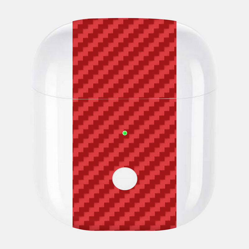 Split Carbon Fibre Red