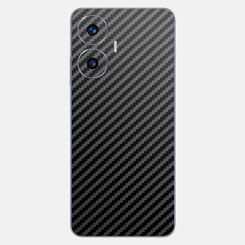 Carbon Fibre Black Glass Back