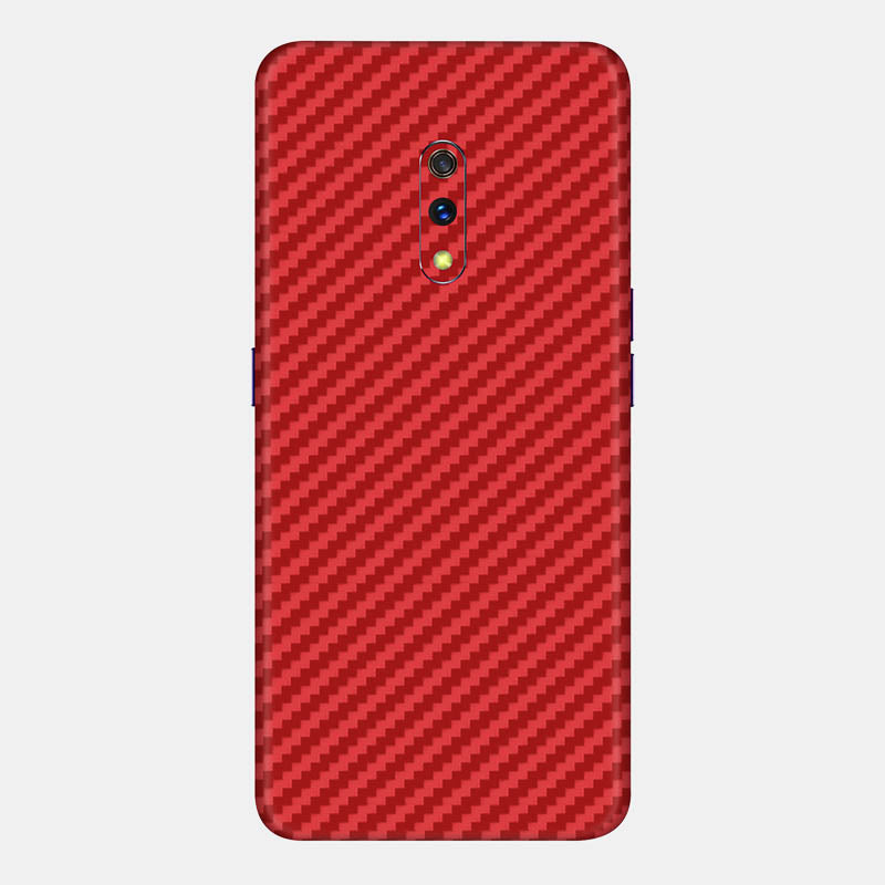 Carbon Fibre Red Full Back