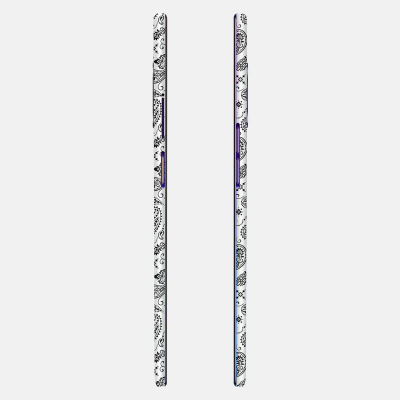 White Paisley Full Back