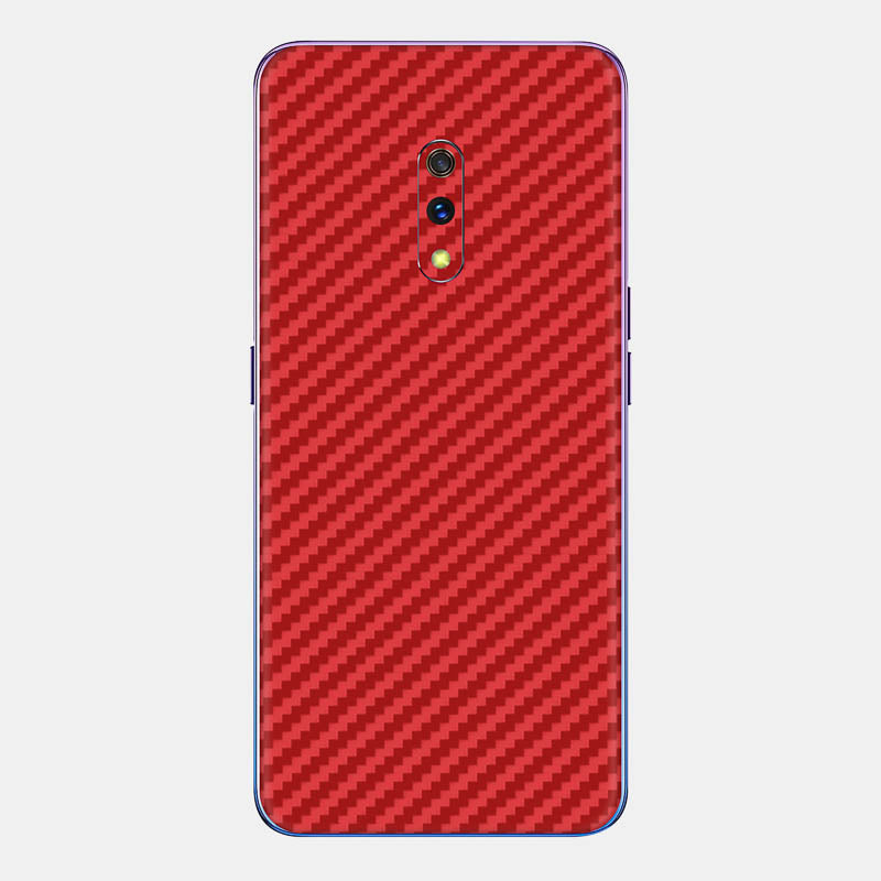 Carbon Fibre Red Glass Back