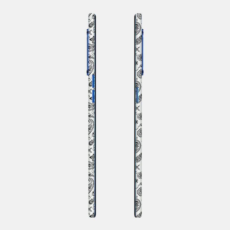 White Paisley Full Back