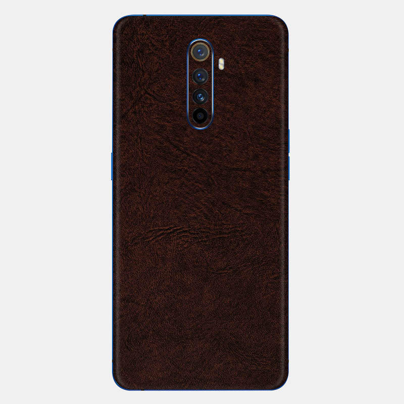Brown Leather Glass Back