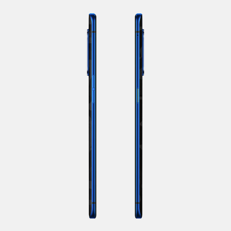 Black Camo Glass Back