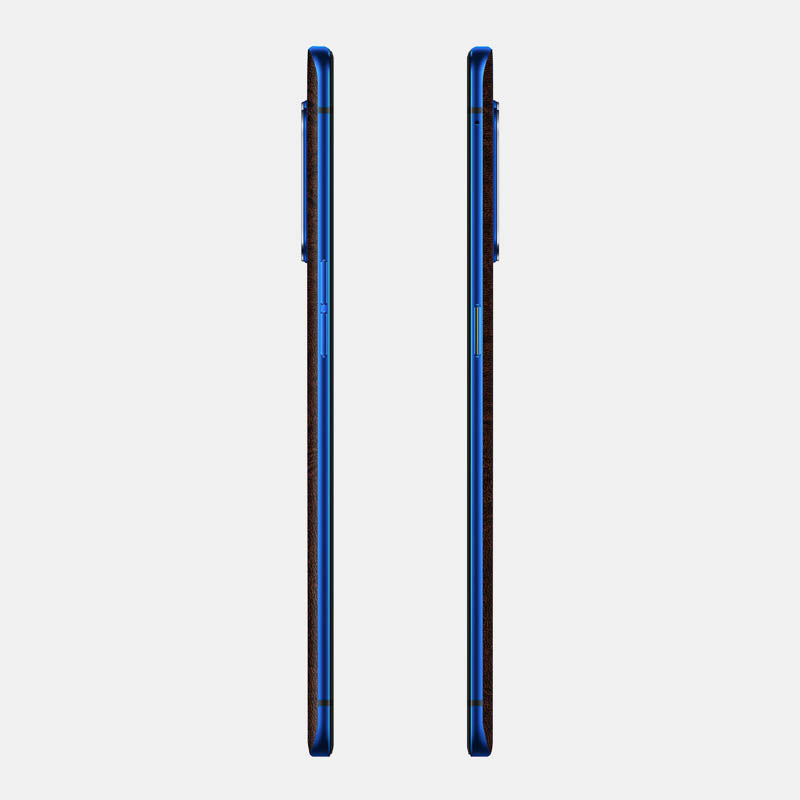 Brown Leather Glass Back