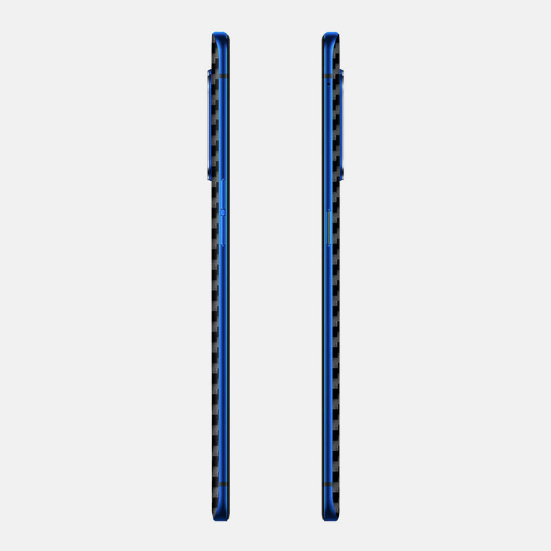 Carbon Fibre Black Glass Back