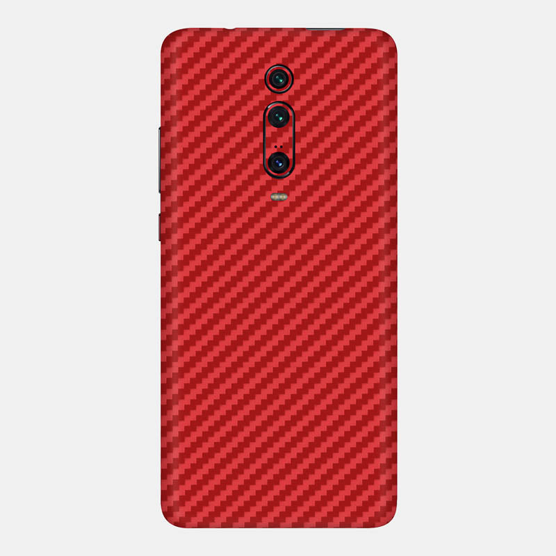 Carbon Fibre Red Full Back