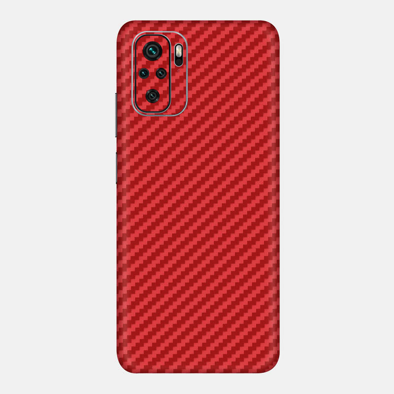 Carbon Fibre Red Full Back