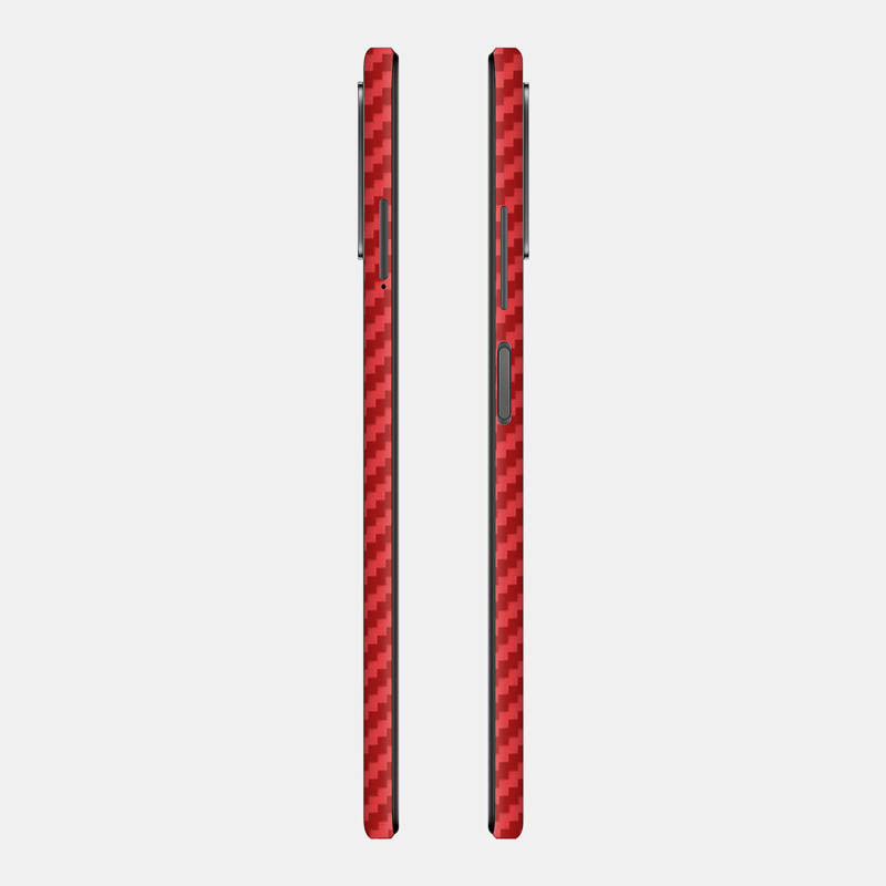 Carbon Fibre Red Full Back