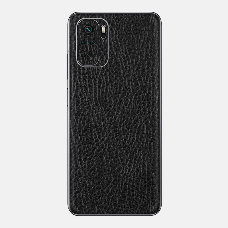 Black Leather Glass Back