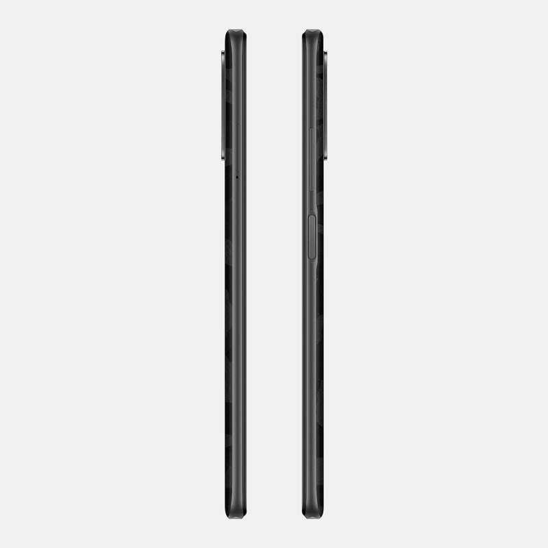 Black Camo Glass Back