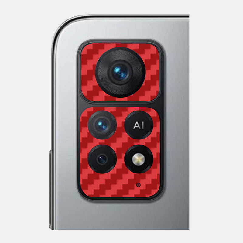 Carbon Fibre Red Pack of 2