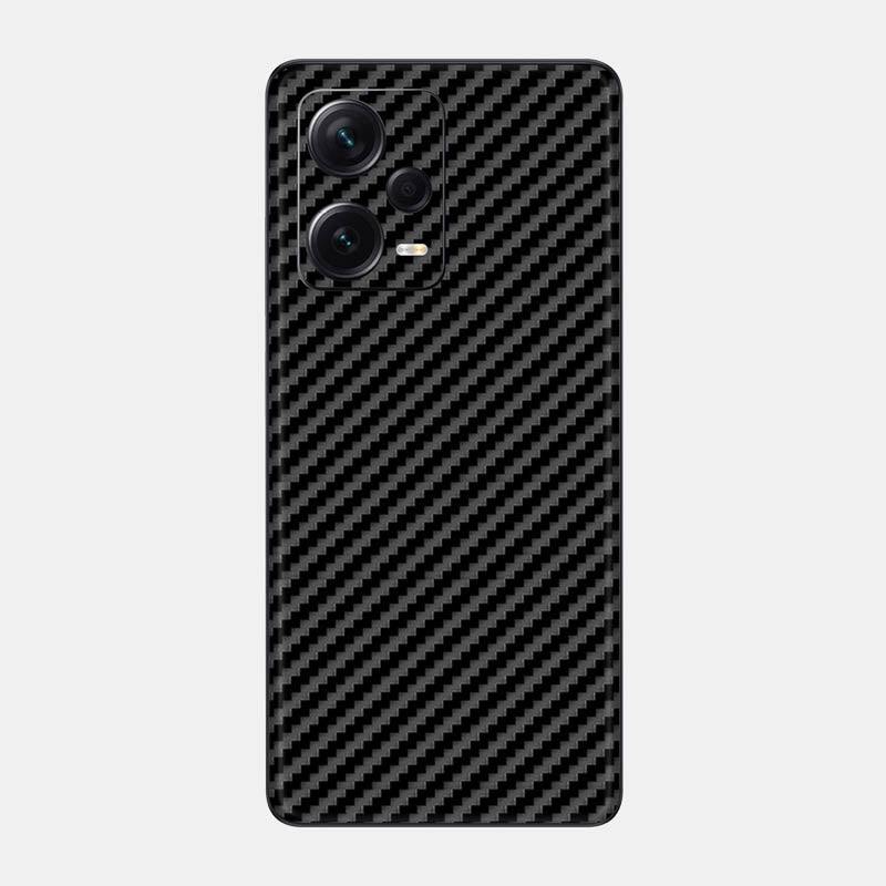 Carbon Fibre Black Glass Back
