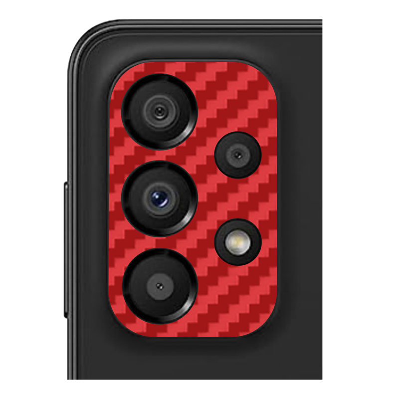 Carbon Fibre Red Pack of 2