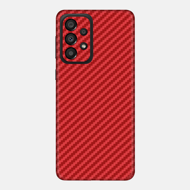 Carbon Fibre Red Full Back