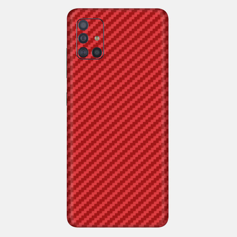 Carbon Fibre Red Full Back