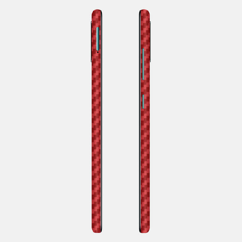 Carbon Fibre Red Full Back