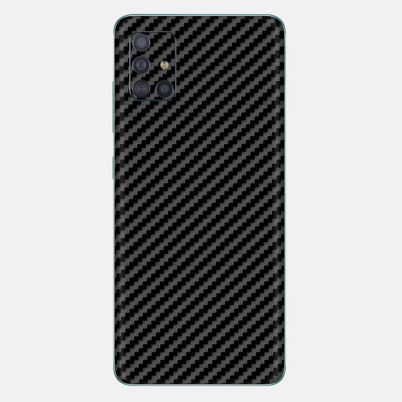 Carbon Fibre Black Glass Back