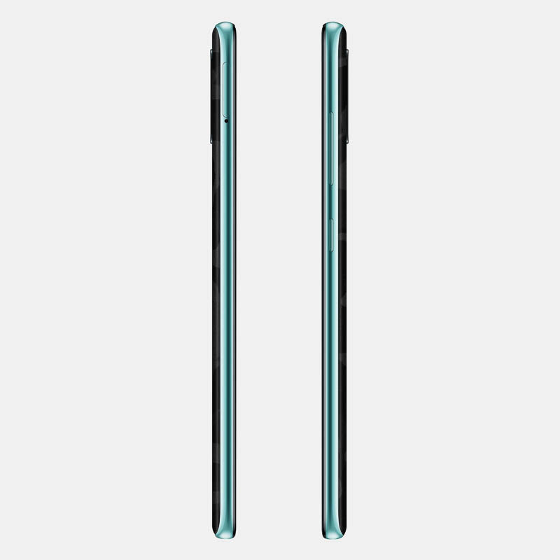 Black Camo Glass Back