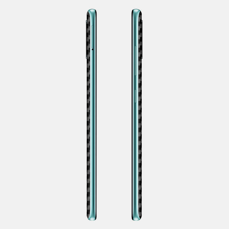 Carbon Fibre Black Glass Back