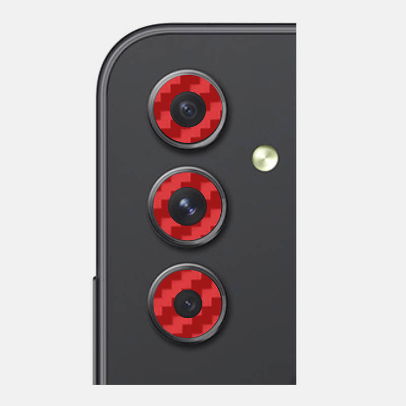 Carbon Fibre Red Pack of 2