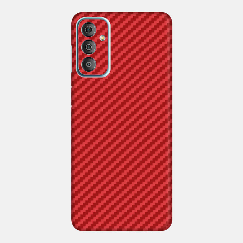 Carbon Fibre Red Full Back